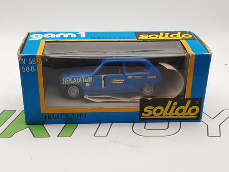 Renault 5 Alpine N°58B Solido 1/43 Con Scatola - RikiToys - Solido#