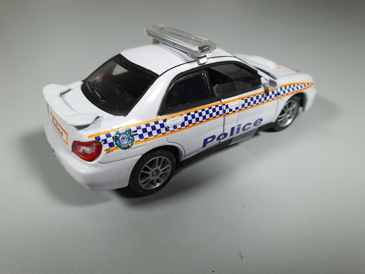 Subaru Impreza WRC Police Cararama 1/43 - RikiToys - Cararama#