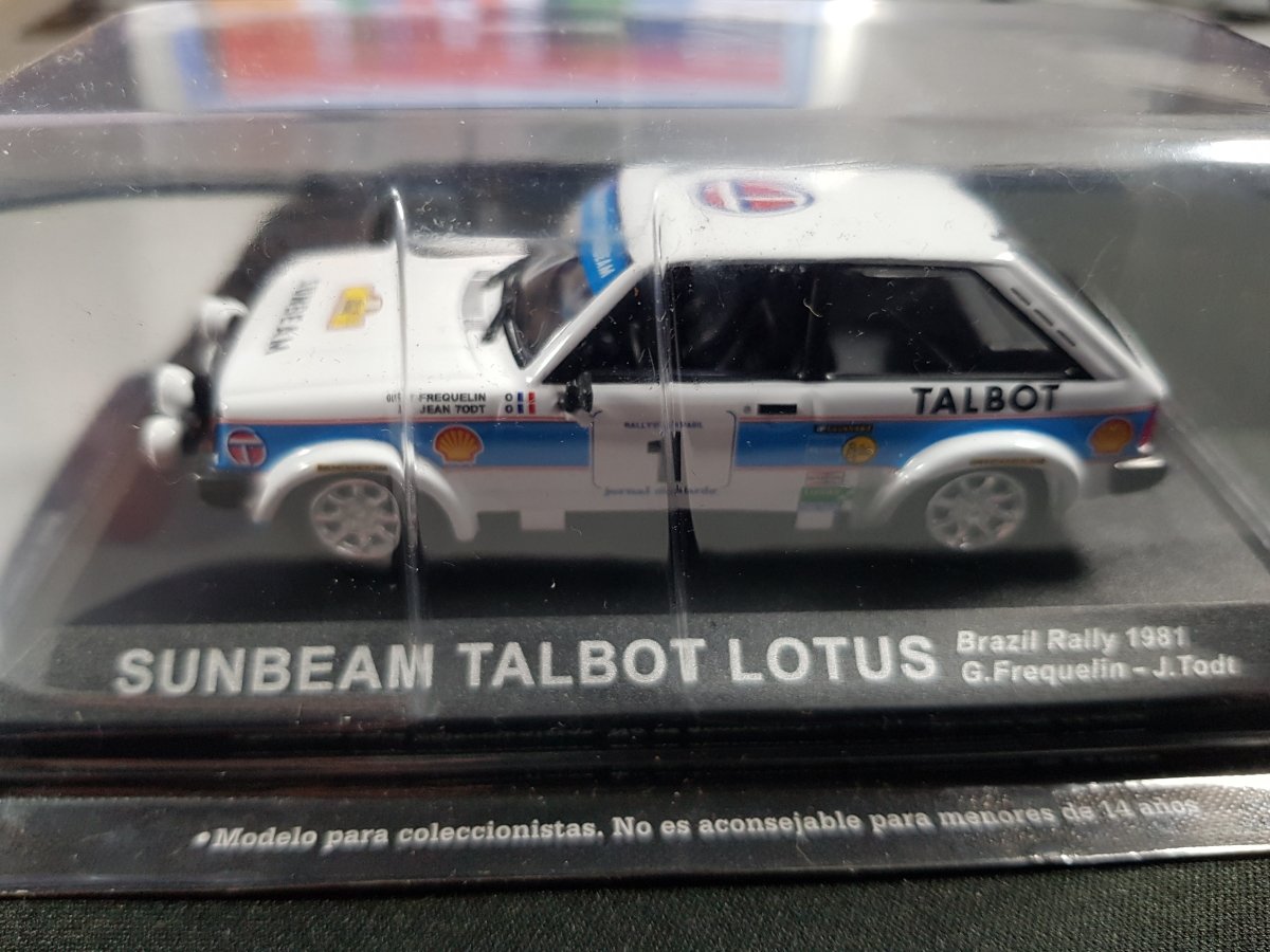 Sunbeam Talbot Lotus Brazil rally 1981 Edicola 1/43 Con Scatola - RikiToys - Edicola#