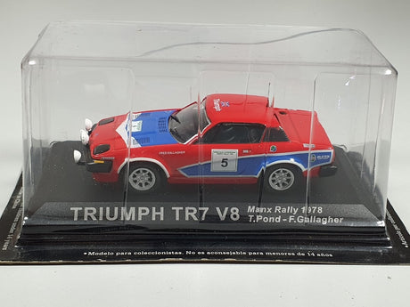 Triumph TR7 V8 " Manx Rally 1978" Edicola 1/43 Con Scatola - RikiToys - Edicola#