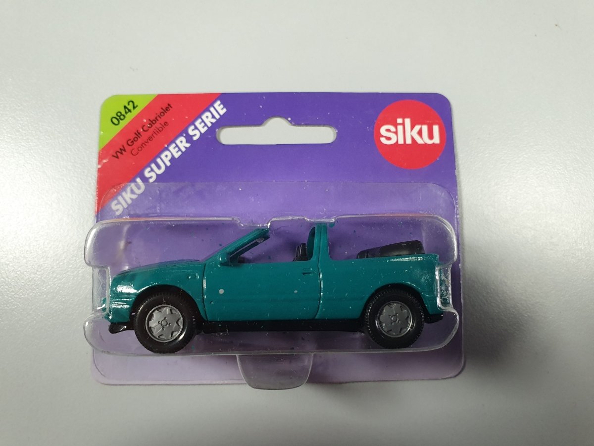 Volkswagen Golf IV Cabriolet Convertibile N°842 Siku 1/66 Con Scatola - RikiToys - Siku#