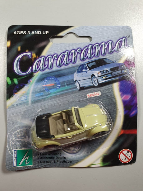 Volkswagen Maggiolino Cabriolet Cararama 1/66 Con Scatola - RikiToys - Cararama#