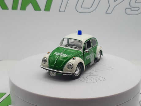 Volkswagen Maggiolino Polizei Cararama 1/43 - RikiToys - Cararama#