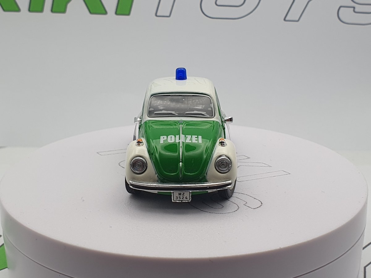 Volkswagen Maggiolino Polizei Cararama 1/43 - RikiToys - Cararama#