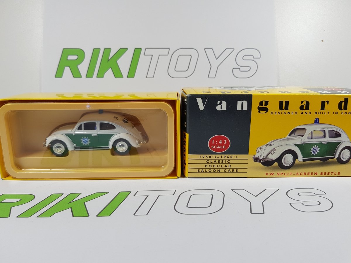 Volkswagen Maggiolino Polizei Vanguards 1/43 Con Scatola - RikiToys - Vanguards#