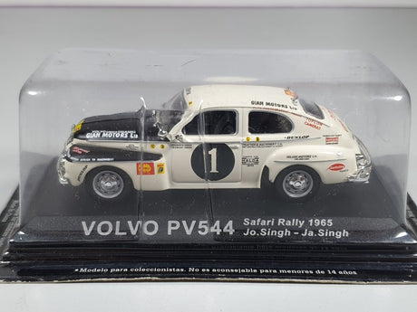 Volvo PV544 "Safari Rally 1965" Edicola 1/43 Con Scatola - RikiToys - edicola#